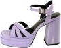 Buffalo High Heel Sandals Purple Dames - Thumbnail 1