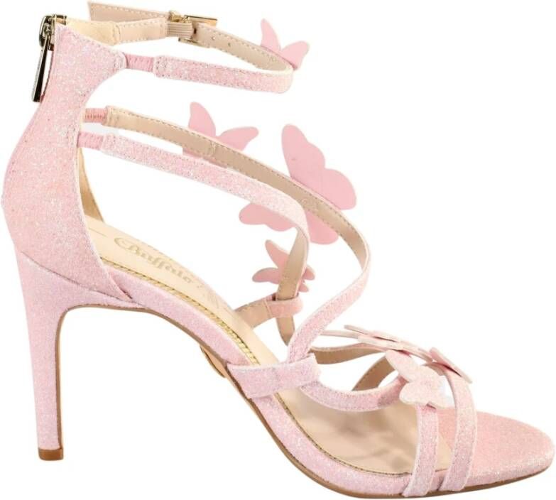 Buffalo High Heel Sandals Pink Dames