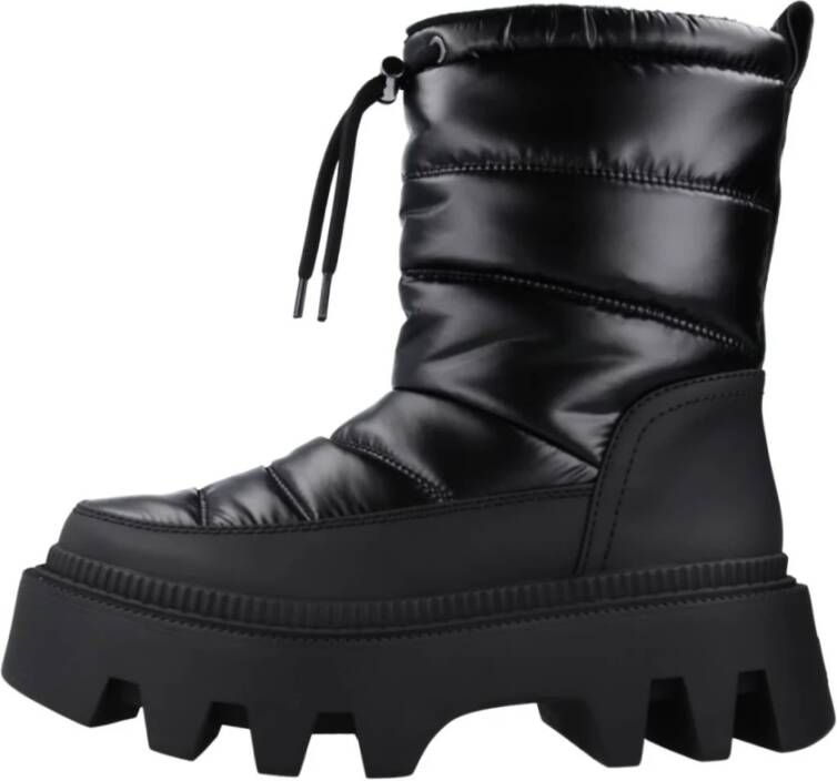 Buffalo Flora Puffer Boot Fashion sneakers Schoenen Black maat: 38 beschikbare maaten:37 38 39 40 41