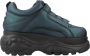 Buffalo Platform Sneakers Green Dames - Thumbnail 2