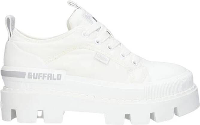 Buffalo Sneakers raven lo vegan senakers 1630642-wht Wit Dames