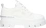 Buffalo Sneakers raven lo vegan senakers 1630642-wht Wit Dames - Thumbnail 2