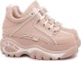 Buffalo London Classic Dames Schoenen Pink Leer Foot Locker - Thumbnail 1