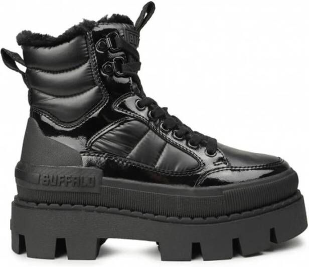 Buffalo Snow Laceup Laarzen in Zwart