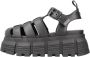 Buffalo Vrouwensandalen van veganistisch nappa Ava Fisher Zwart Dames - Thumbnail 7