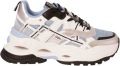 Buffalo Triplet Hollow Trendy Sneakers Dames white blue silver 38 beschikbare maaten:36 37 38 39 40 41 - Blauw