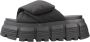Buffalo Ava Velcross Vegan Slippers Zwart Vrouw - Thumbnail 2