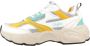 Buffalo Cld Run Rt Trendy Sneakers Dames silver orange green maat: 40 beschikbare maaten:36 37 38 39 40 41 - Thumbnail 3