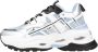 Buffalo Triplet Hollow Trendy Sneakers Dames white blue silver maat: 40 beschikbare maaten:36 37 38 39 40 41 - Thumbnail 8