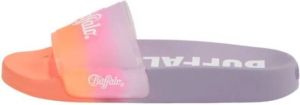 Buffalo Badslippers REES met markante logo opschriften