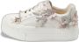 Buffalo Vrouwentrainers in veganistisch nappa Paired Butterflies White Dames - Thumbnail 1