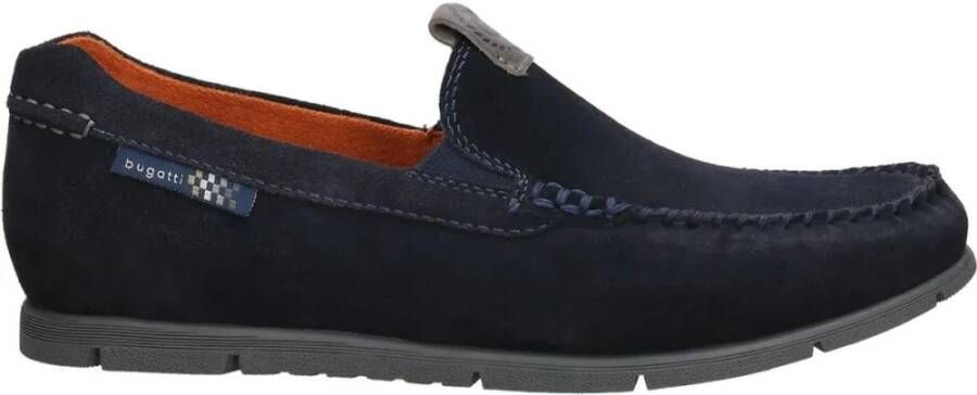 Bugatti Clipperton suède mocassins donkerblauw - Foto 3