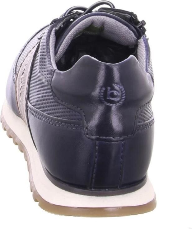 Bugatti Sneakers vrijetijdsschoen lage schoen veterschoen met contrast bies
