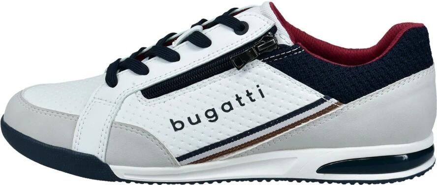Bugatti Sneakers veterschoen lage schoen vrijetijdsschoen met contrastafwerkingen