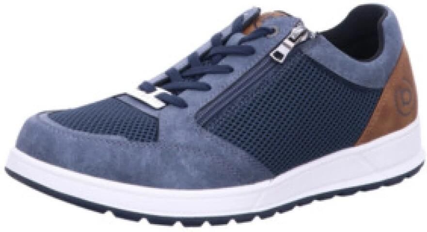 Bugatti Sneakers vrijetijdsschoen lage schoen veterschoen met contrasterende afwerking op de hiel - Foto 2