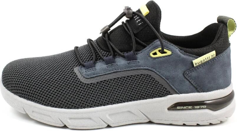 Bugatti Slip-on sneakers vrijetijdsschoen halfschoen instapschoen met elastische veters