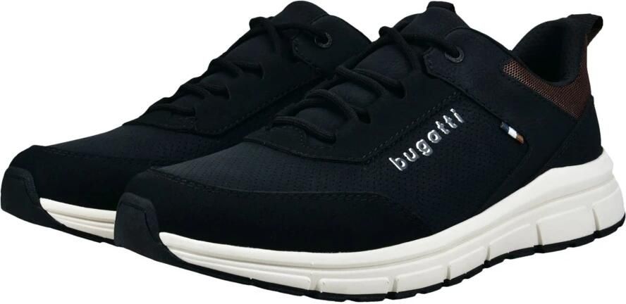 Bugatti Sneakers met logoprint en meshpanelen - Foto 4