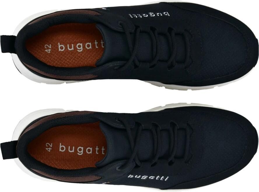 Bugatti Sneakers met logoprint en meshpanelen - Foto 2
