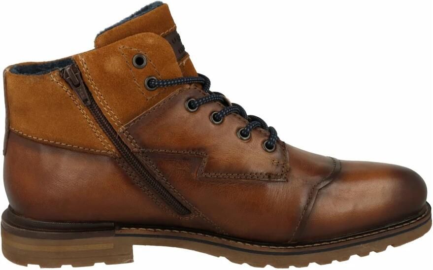 Bugatti Hoge veterschoenen in used-look - Foto 3