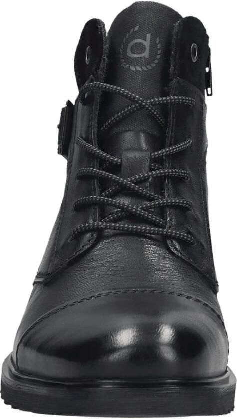 Bugatti Zwarte enkellaarzen voor mannen