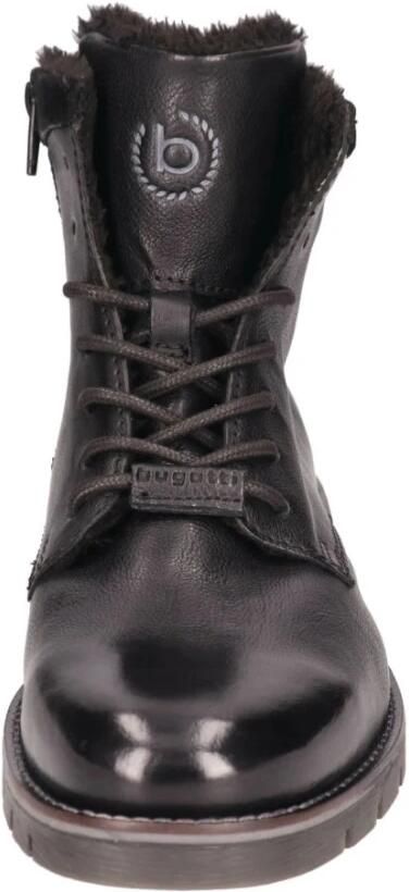 Bugatti Zwarte enkellaarzen voor mannen