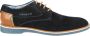 Bugatti Veterschoenen met contrastkleurige hielinzet - Thumbnail 2