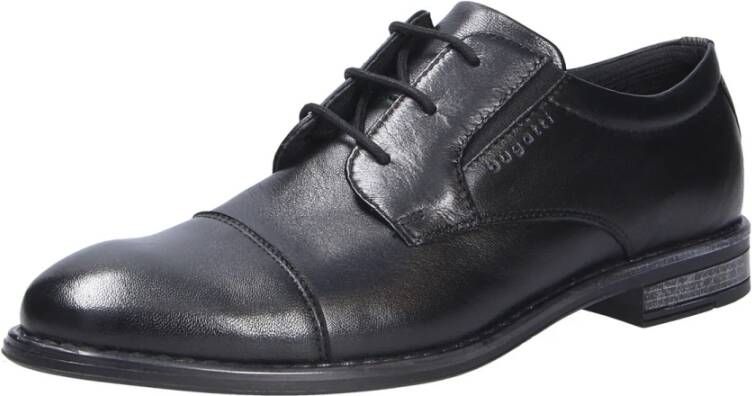 Bugatti Veterschoenen blokhak avondschoen feestelijke schoen business schoen logoprint