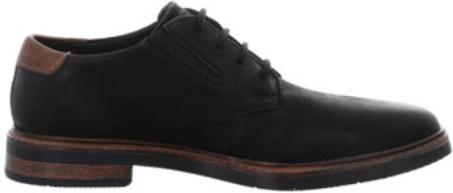 Bugatti Elegante Zwarte Heren Zakelijke Schoenen