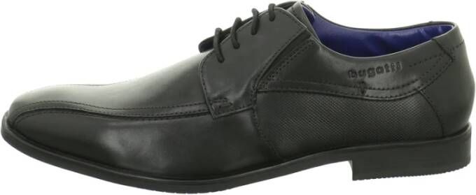 Bugatti Elegante Zwarte Zakelijke Schoenen voor Heren