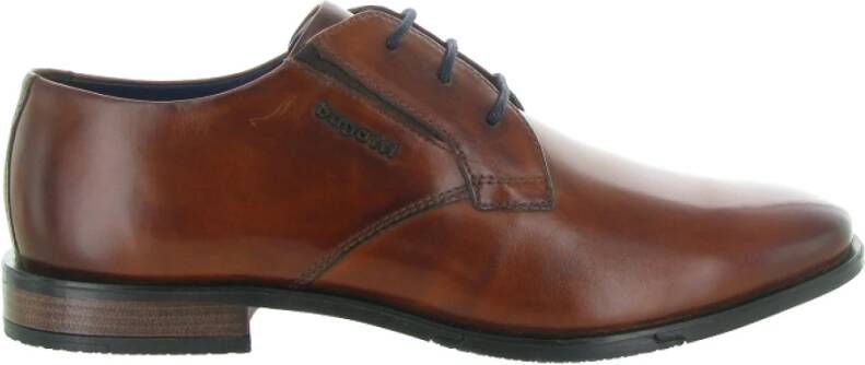 Bugatti Veterschoenen blokhak business schoen avondschoen feestelijke schoen met print