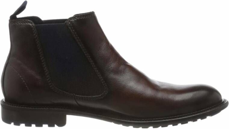 Bugatti Boots van leer met elastische inzetten model 'Bonifacio'