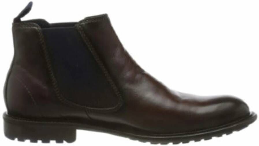 Bugatti Boots van leer met elastische inzetten model 'Bonifacio'