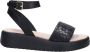 Bugatti Platte sandalen Zwart Dames - Thumbnail 1