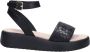 Bugatti Platte sandalen Zwart Dames - Thumbnail 9