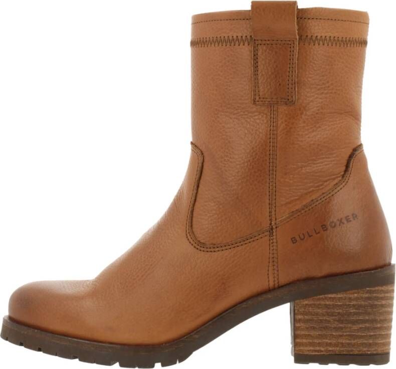 Bullboxer Ankle Boot Women Tan Cognac 42 Laarzen