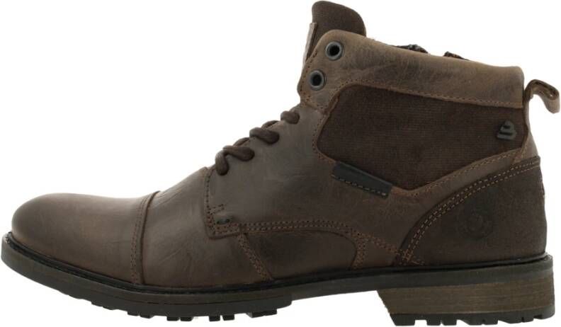 Bullboxer Stijlvolle Enkellaars voor Heren Brown Heren - Foto 4