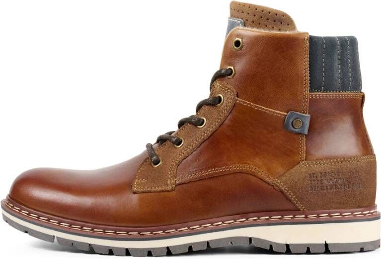 Bullboxer Stijlvolle Enkellaars voor Heren Brown Heren