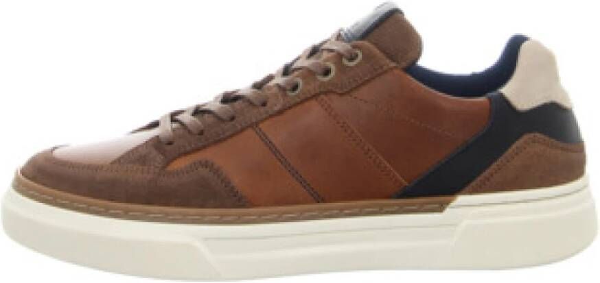 Bullboxer Bruine Heren Sneaker Moderne Stijl