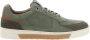 Bullboxer Heren Khaki Lage Cup Sneakers Green Heren - Thumbnail 1