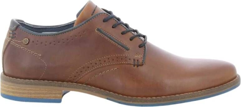 Bullboxer Herenschoenen Cognac Leer Brown Heren