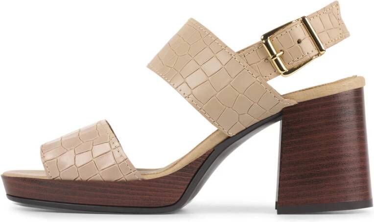 Bullboxer High Heel Sandals Beige Dames