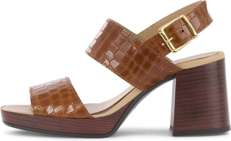 Bullboxer High Heel Sandals Bruin Dames