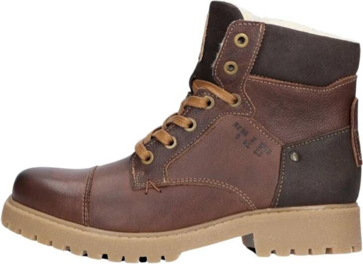 Bullboxer Jongens Leren Laarzen All518 Brown Dames
