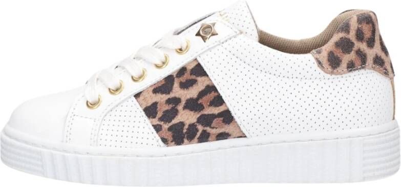 Bullboxer Lage Sneakers met Luipaardprint Multicolor Dames