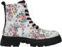 Bullboxer Bloemen Veterlaarzen voor Meisjes Multicolor Dames - Thumbnail 2