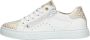 Bullboxer Witte lage sneakers met gouden accenten White - Thumbnail 3
