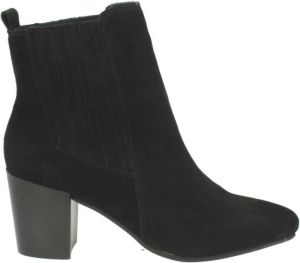 Bullboxer Zwarte suede enkellaars Zwart Dames