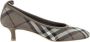 Burberry Asymmetrische Check Pumps met Kitten Heel Multicolor Dames - Thumbnail 7