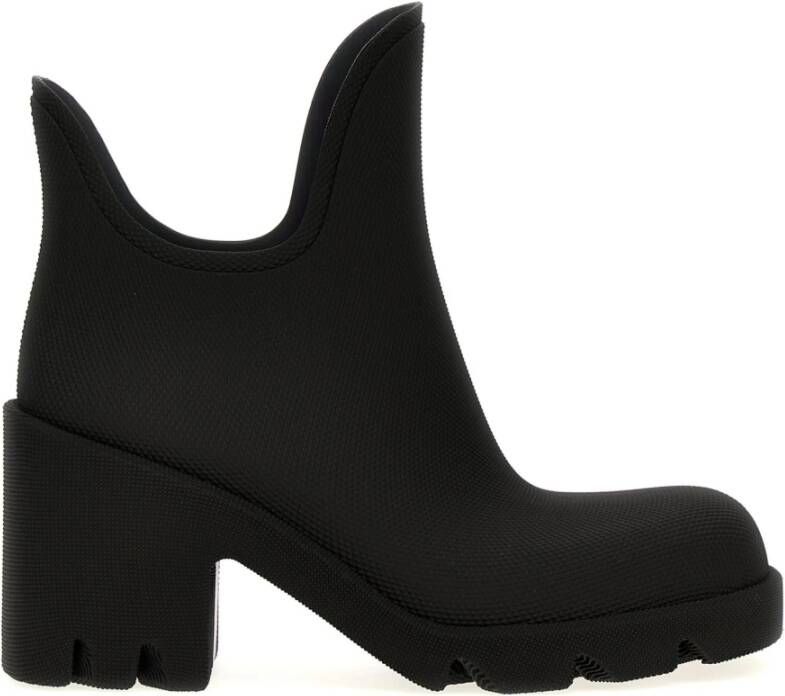 Burberry Asymmetrische enkellaars met chunky hak
