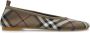 Burberry Ballet Flats met Check Motif Green Dames - Thumbnail 1